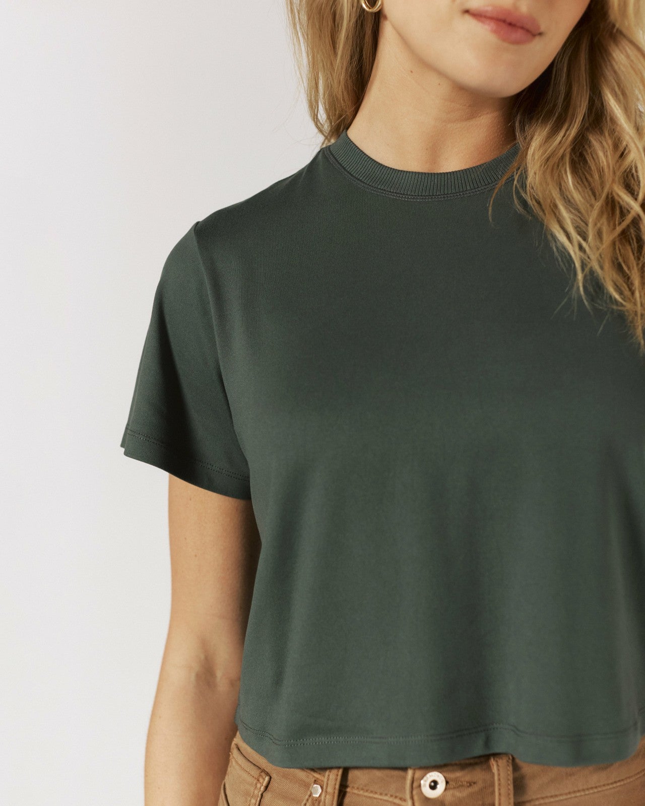 7Diamonds Core Relaxed Crop Crew Tee