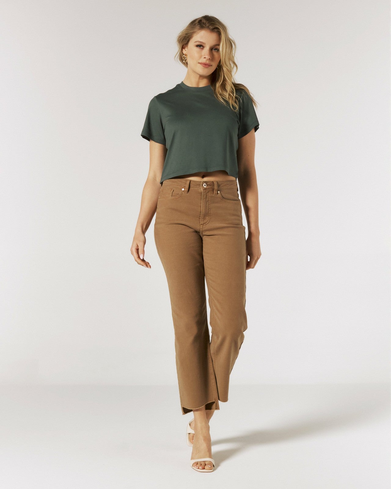 7Diamonds Core Relaxed Crop Crew Tee