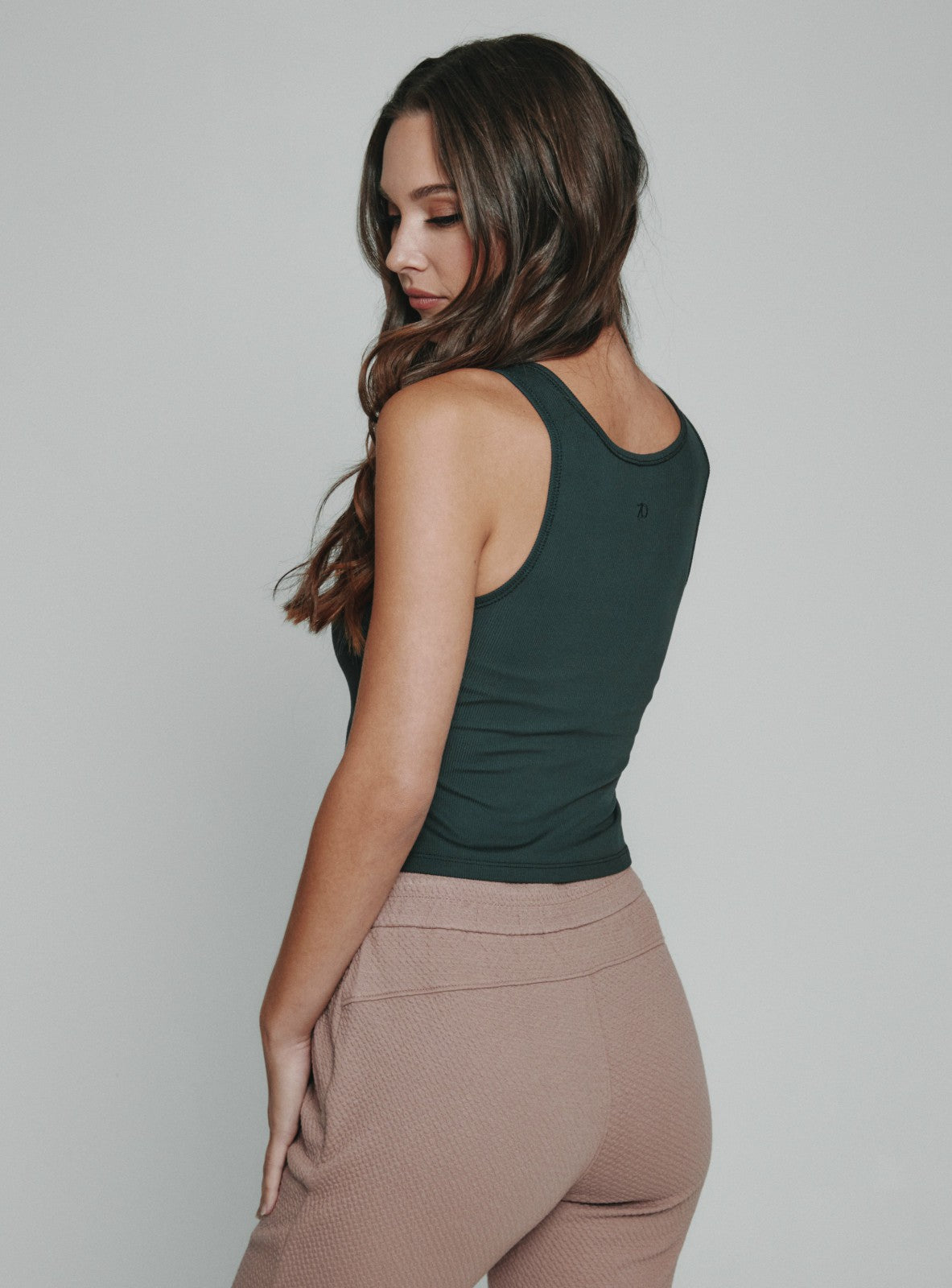 7Diamonds Core Ribbed Crop Tank