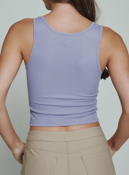 7Diamonds Core Ribbed Crop Tank