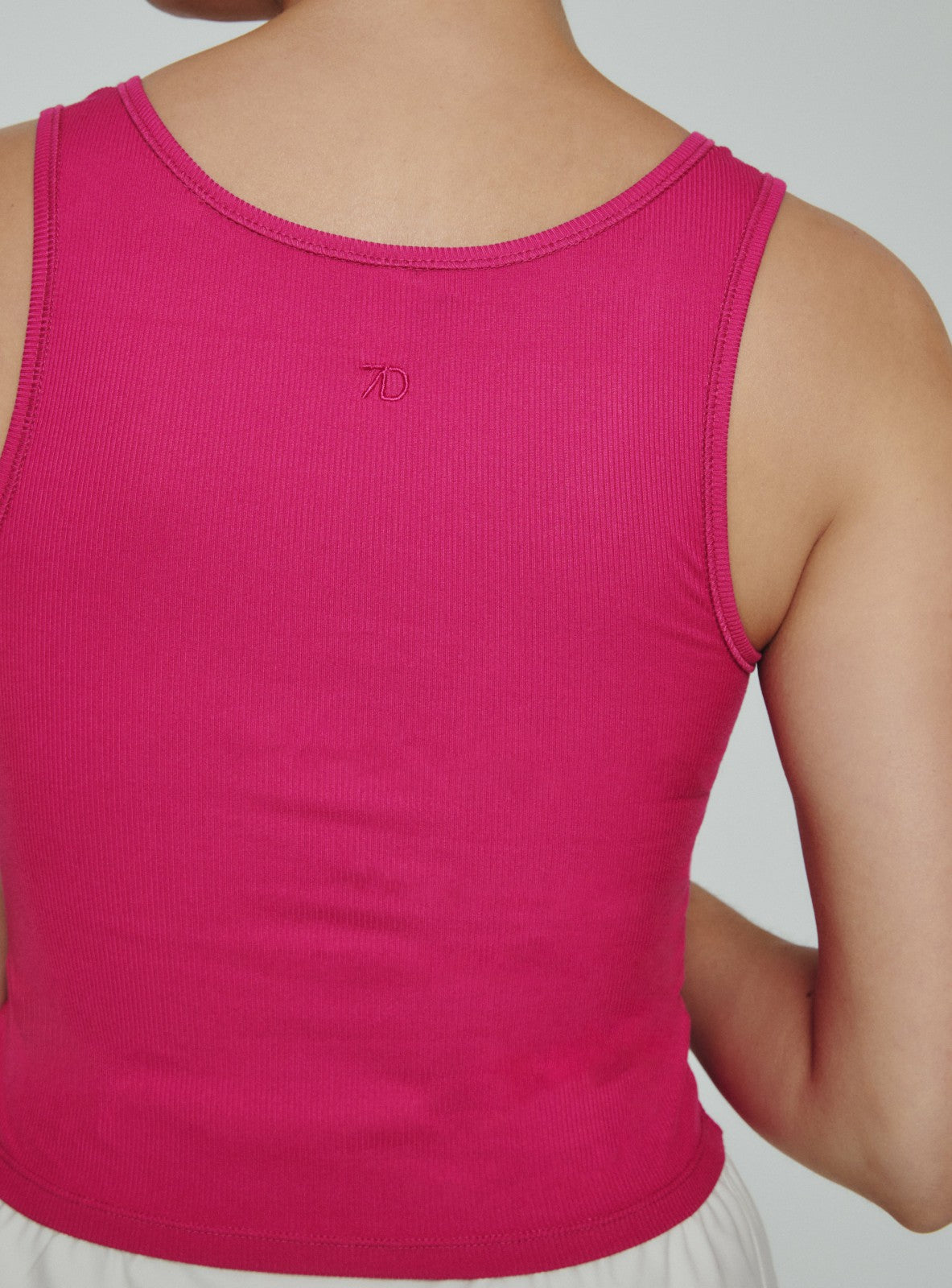 7Diamonds Core Ribbed Crop Tank