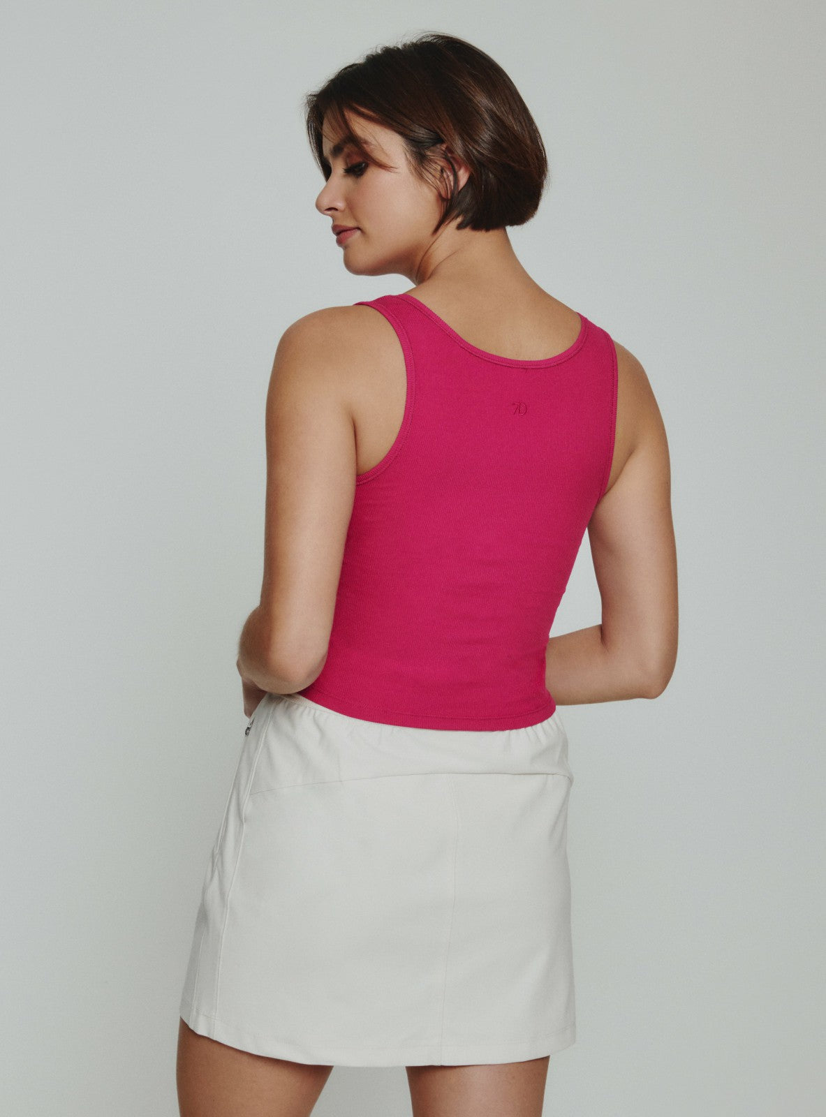 7Diamonds Core Ribbed Crop Tank