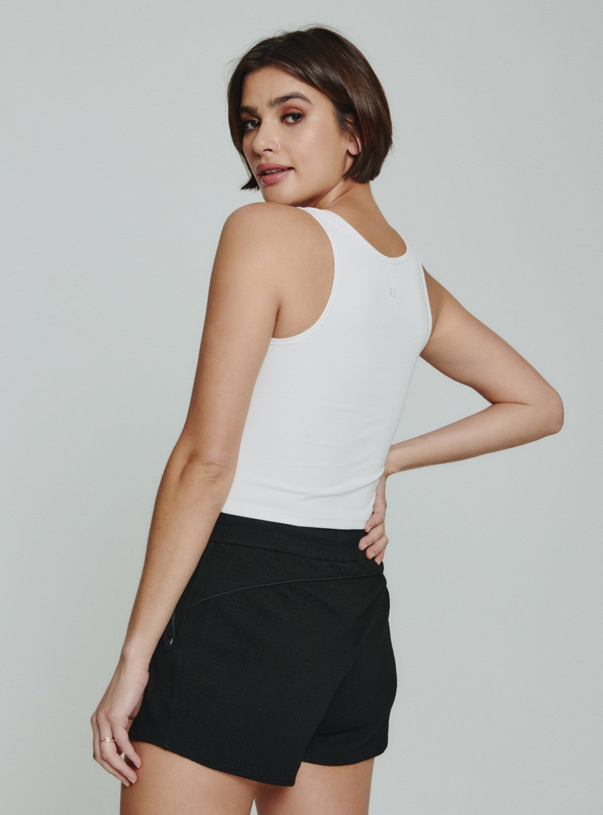 7Diamonds Core Ribbed Crop Tank