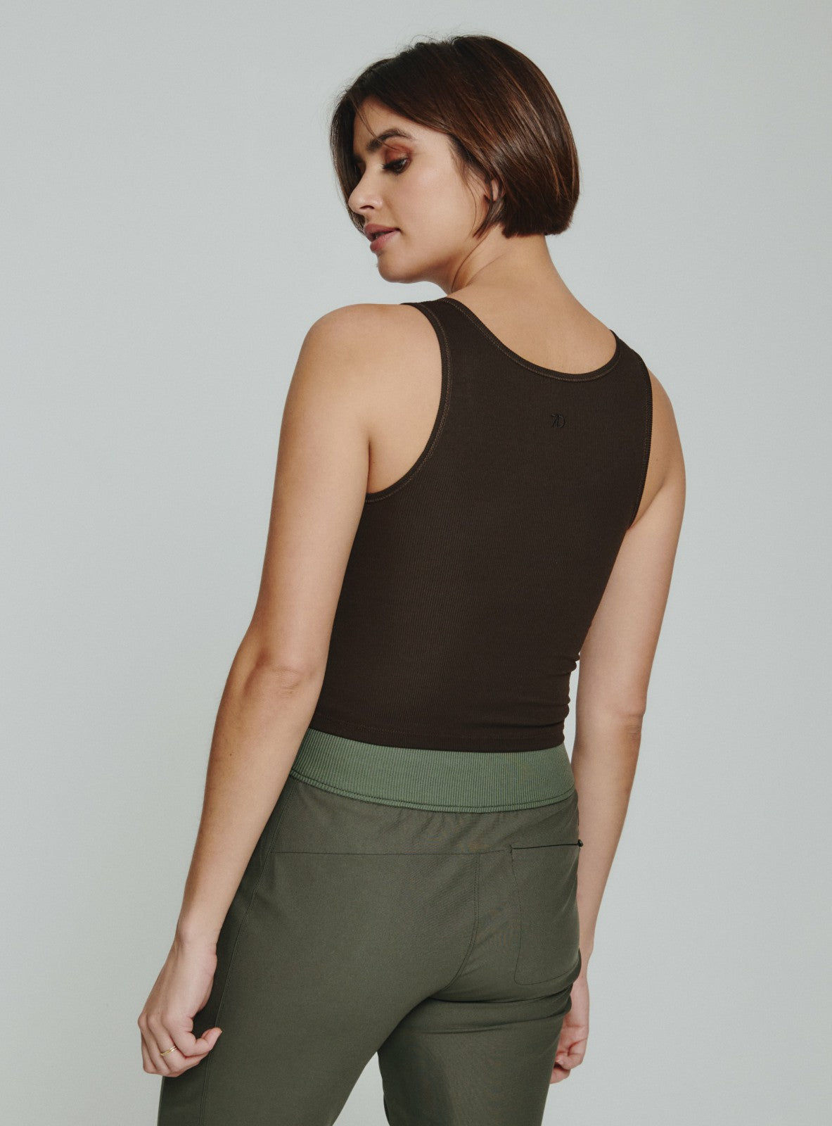 7Diamonds Core Ribbed Crop Tank