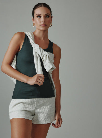 7Diamonds Core Ribbed Full Length Tank