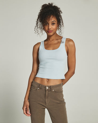 7Diamonds Core Ribbed Crop Tank