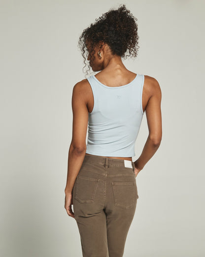 7Diamonds Core Ribbed Crop Tank