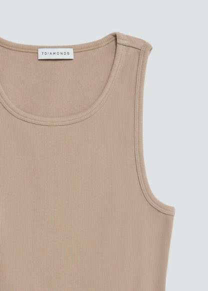 7Diamonds Modal Ribbed Crew Tank