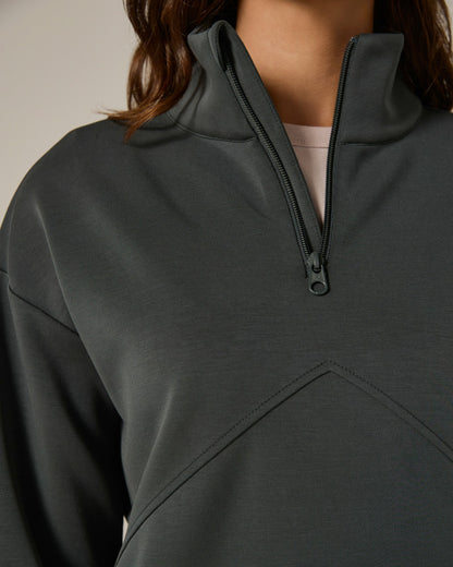 7Diamonds REV™ Crop Quarter-Zip Pullover