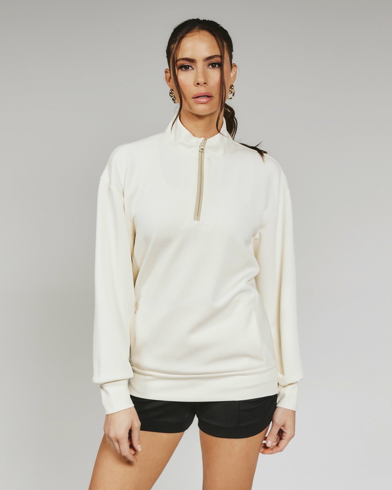 7Diamonds REV™ Boyfriend Quarter-Zip