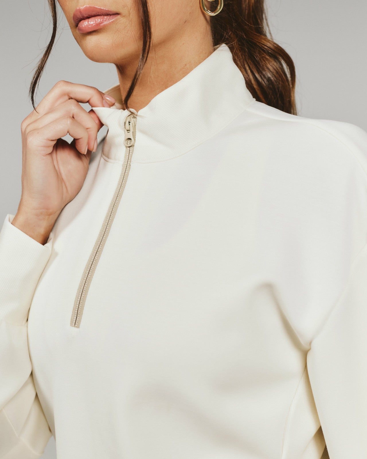 7Diamonds REV™ Boyfriend Quarter-Zip