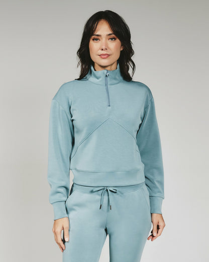 7Diamonds REV™ Crop Quarter-Zip Pullover