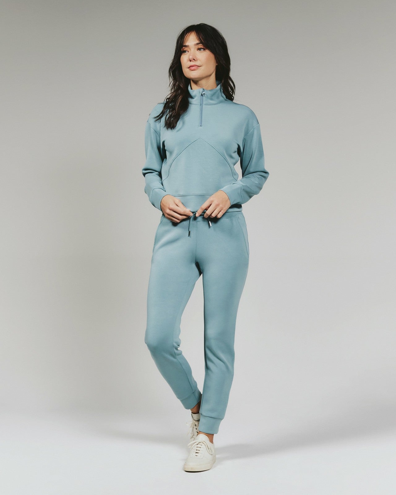 7Diamonds REV™ Crop Quarter-Zip Pullover