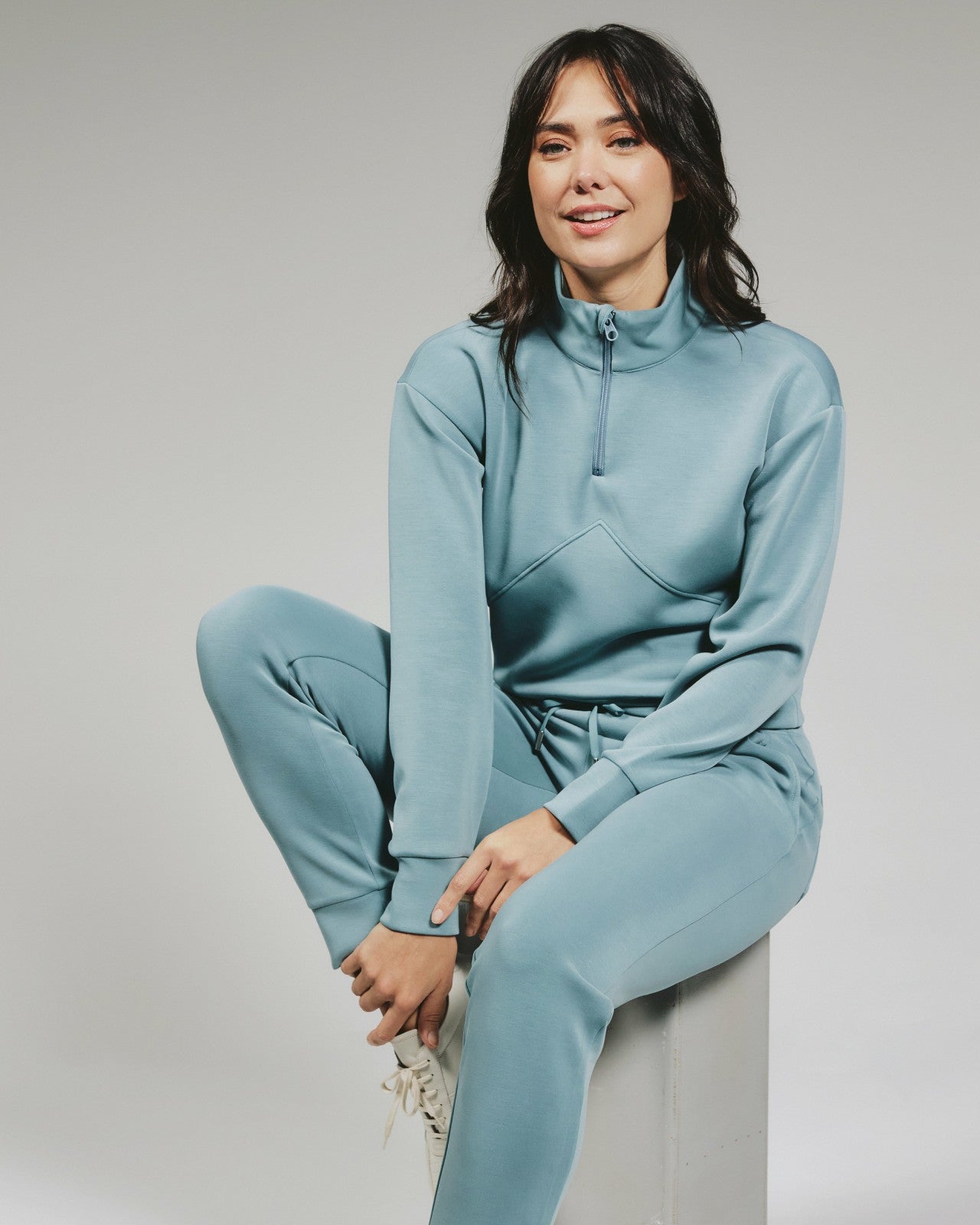 7Diamonds REV™ Crop Quarter-Zip Pullover