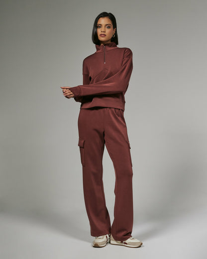 7Diamonds REV™ Crop Quarter-Zip Pullover