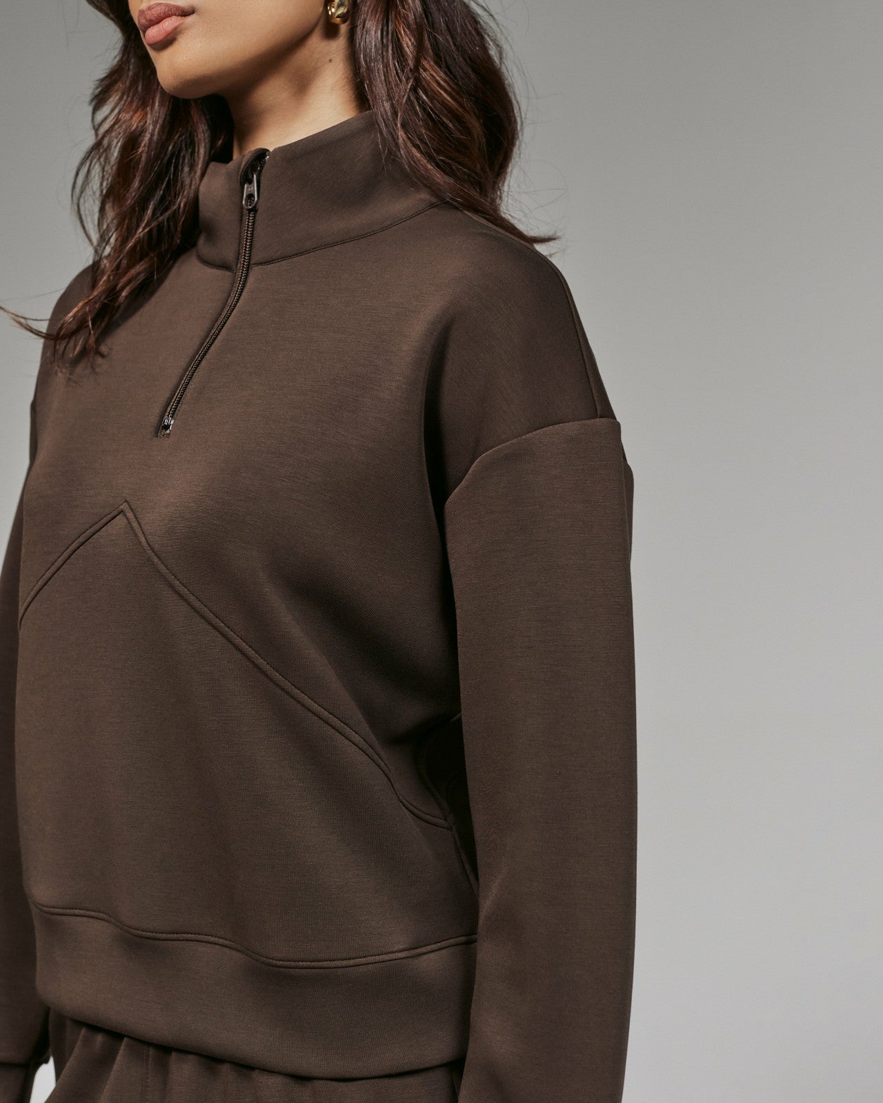 7Diamonds REV™ Crop Quarter-Zip Pullover