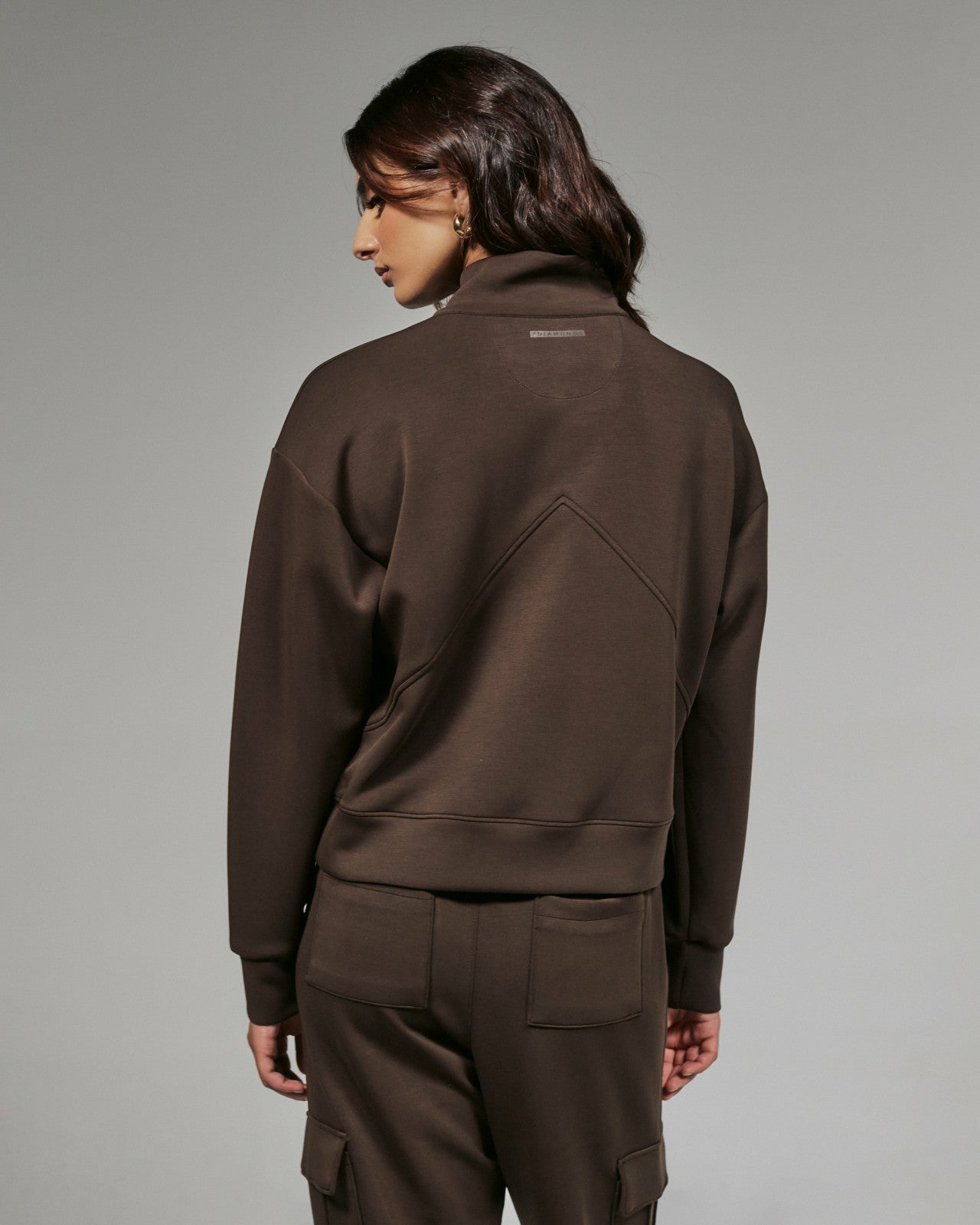 7Diamonds REV™ Crop Quarter-Zip Pullover