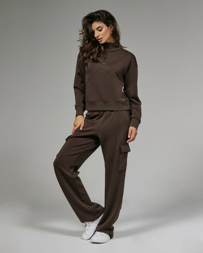 7Diamonds REV™ Crop Quarter-Zip Pullover