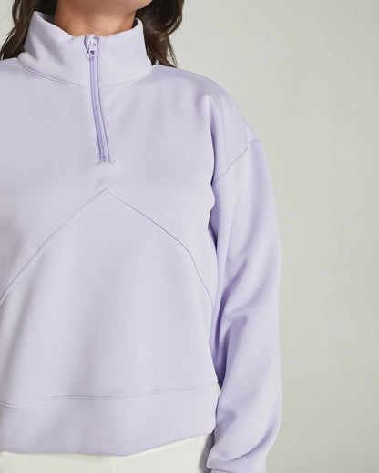 7Diamonds REV™ Crop Quarter-Zip Pullover