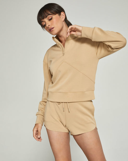 7Diamonds REV™ Crop Quarter-Zip Pullover