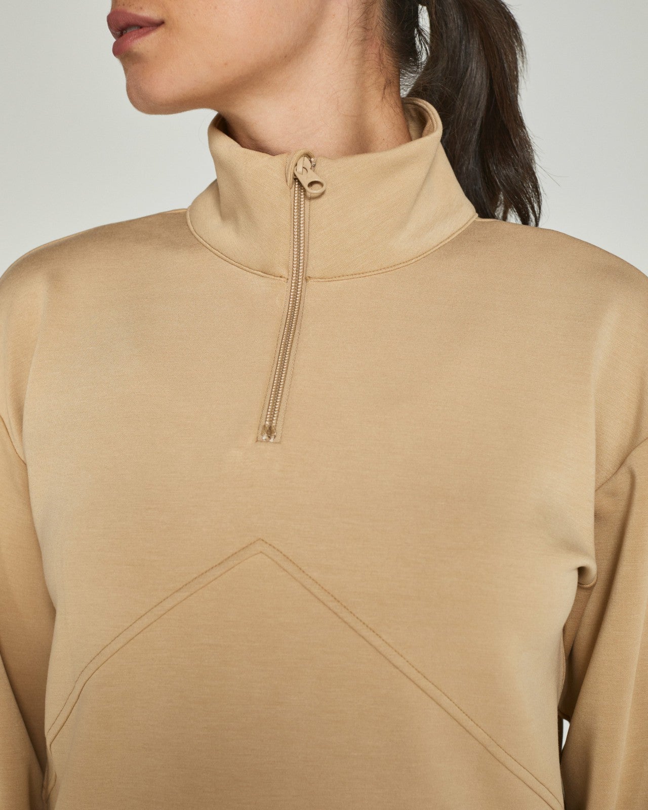 7Diamonds REV™ Crop Quarter-Zip Pullover