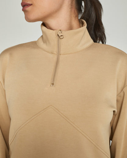 7Diamonds REV™ Crop Quarter-Zip Pullover