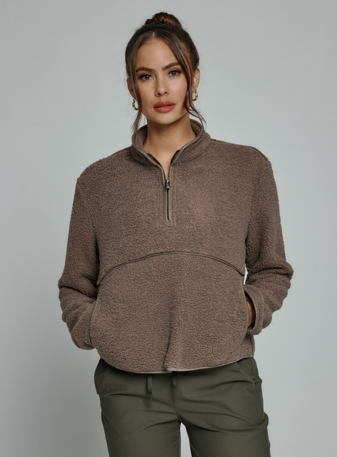 7Diamonds Cozy Quarter-Zip Pullover