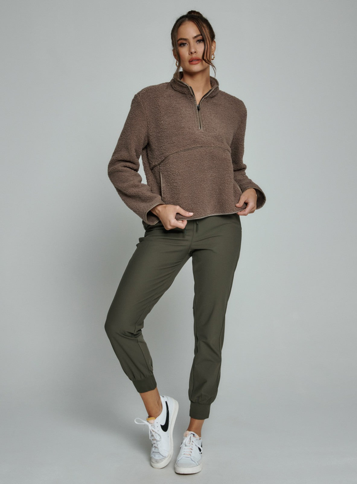 7Diamonds Cozy Quarter-Zip Pullover
