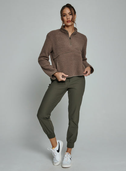 7Diamonds Cozy Quarter-Zip Pullover