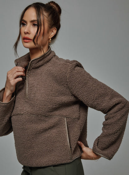 7Diamonds Cozy Quarter-Zip Pullover