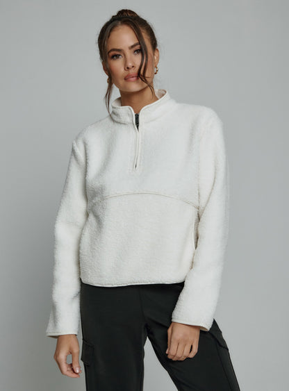 7Diamonds Cozy Quarter-Zip Pullover
