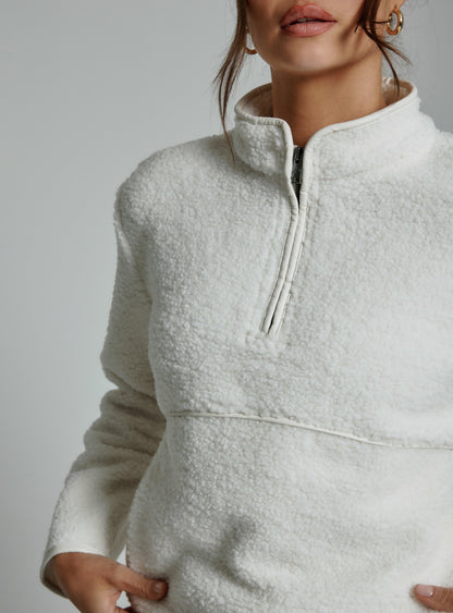 7Diamonds Cozy Quarter-Zip Pullover