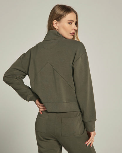 7Diamonds REV™ Crop Quarter-Zip Pullover