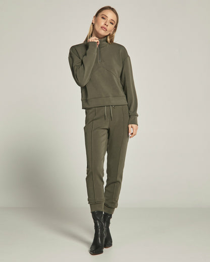 7Diamonds REV™ Crop Quarter-Zip Pullover