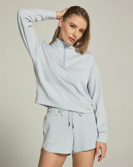 7Diamonds REV™ Crop Quarter-Zip Pullover