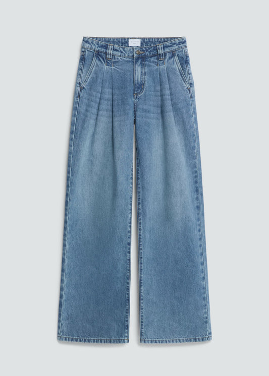 7Diamonds Jules Pleated Denim Trouser