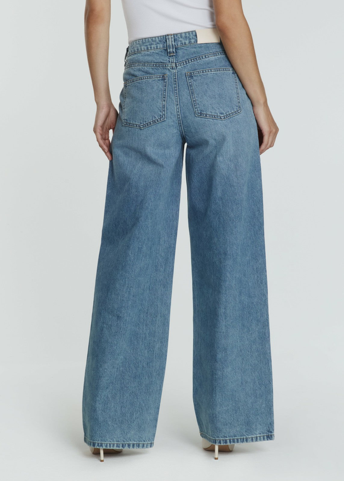 7Diamonds Jules Pleated Denim Trouser