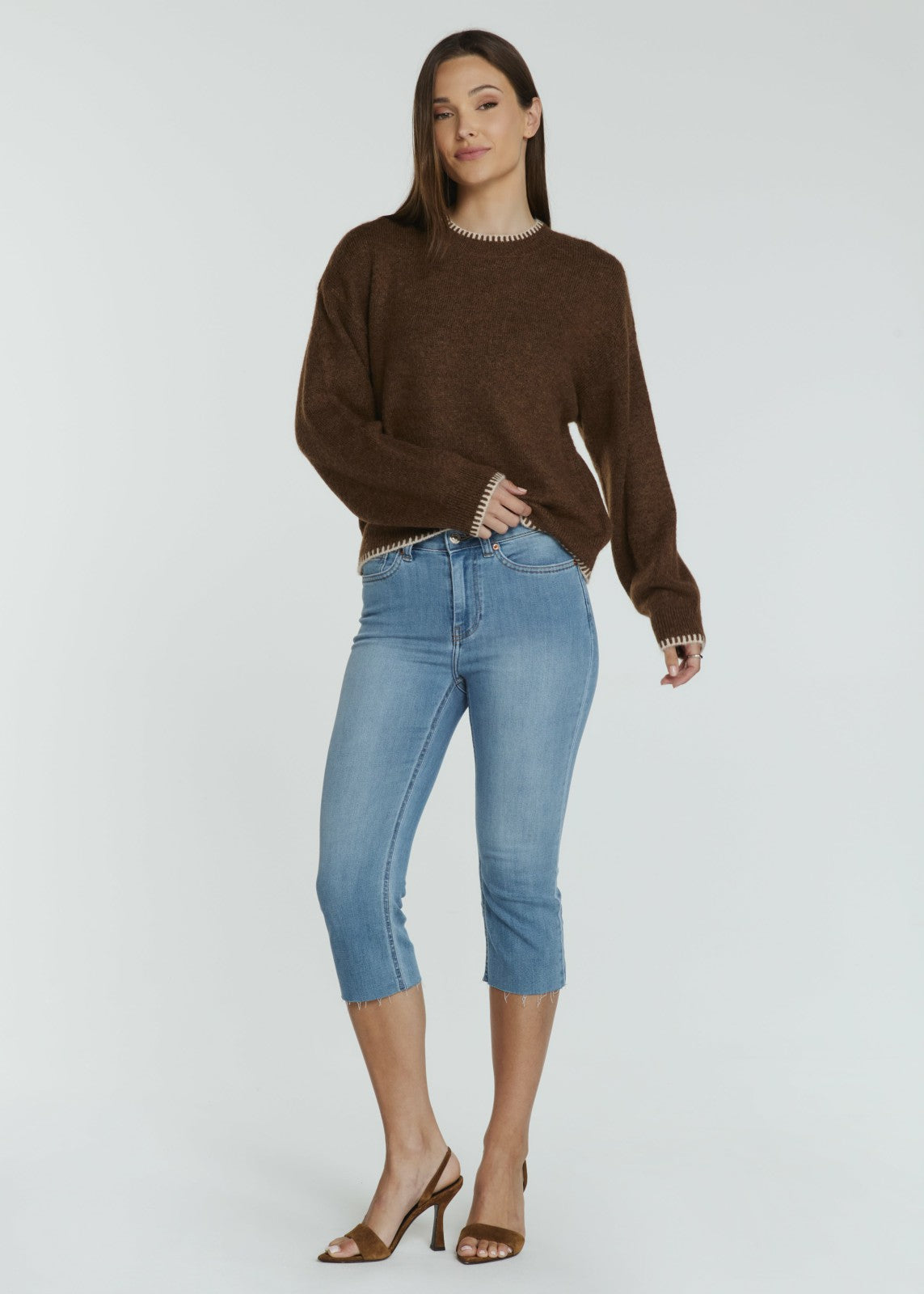 7Diamonds Coco Mid-Rise Capri