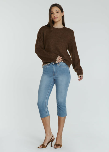 7Diamonds Coco Mid-Rise Capri