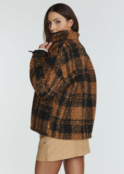 7Diamonds Naya Plaid Sherpa Jacket