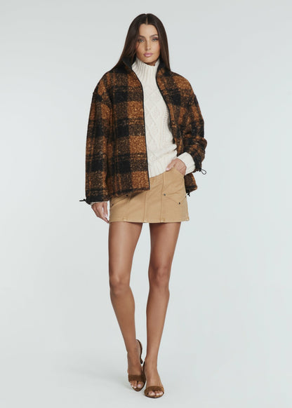 7Diamonds Naya Plaid Sherpa Jacket