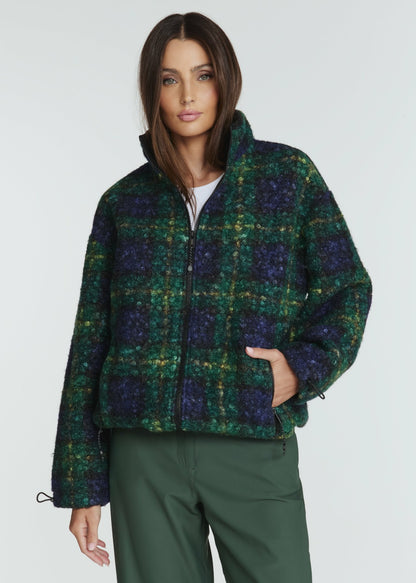 7Diamonds Naya Plaid Sherpa Jacket