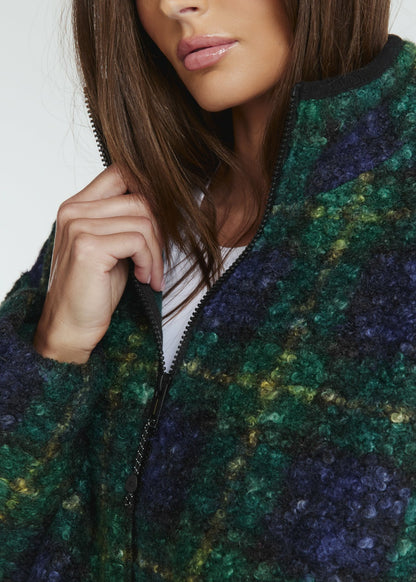 7Diamonds Naya Plaid Sherpa Jacket