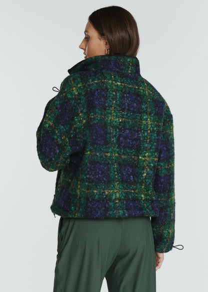 7Diamonds Naya Plaid Sherpa Jacket