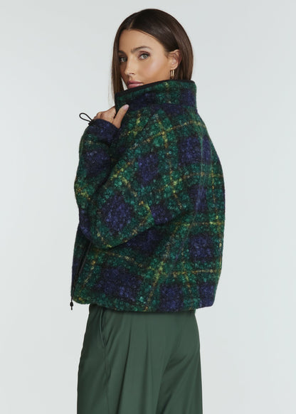 7Diamonds Naya Plaid Sherpa Jacket