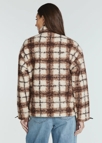 7Diamonds Naya Plaid Sherpa Jacket