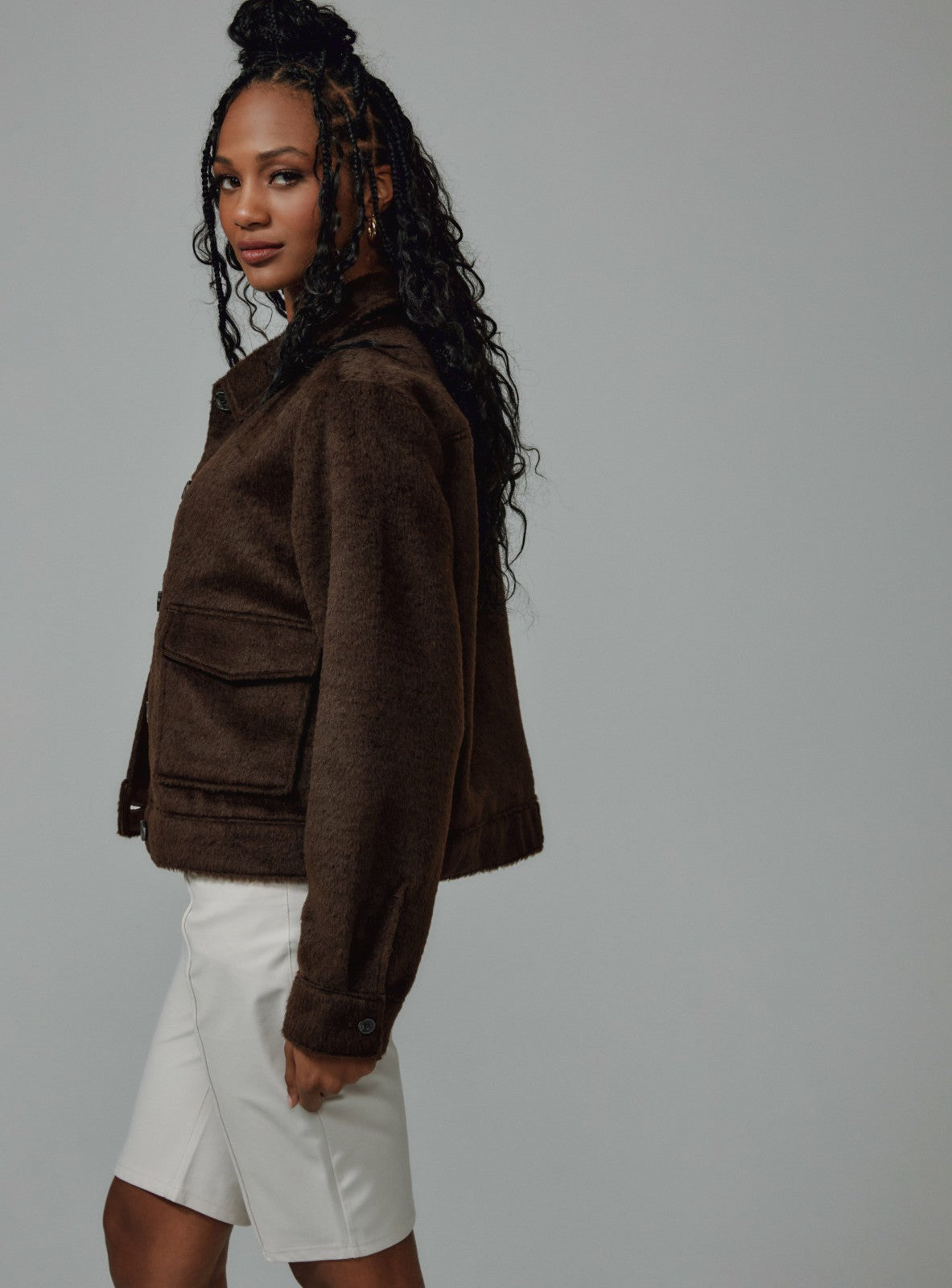 7Diamonds Harlow Brushed Overshirt