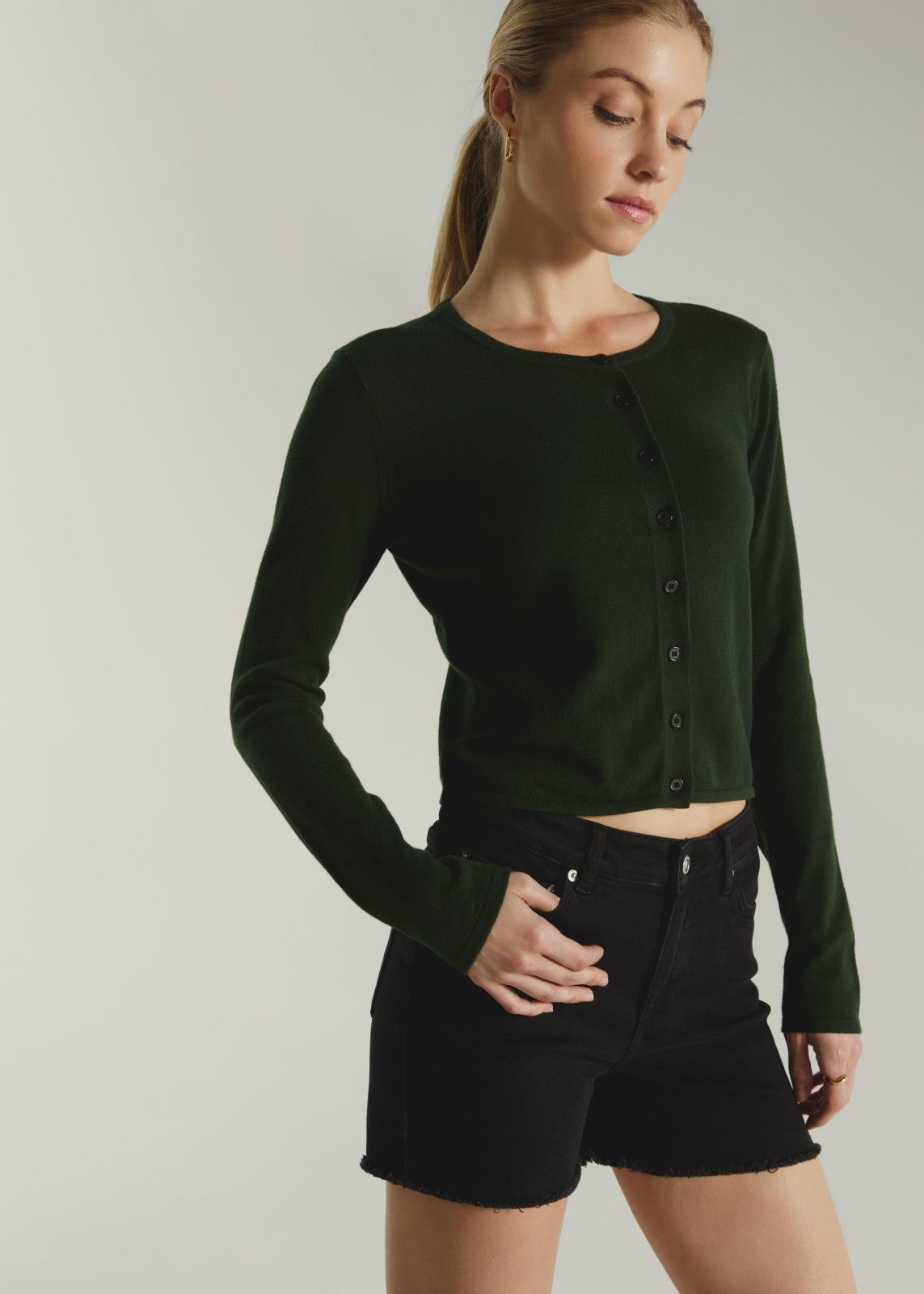 7Diamonds Mira Button Front Cardigan