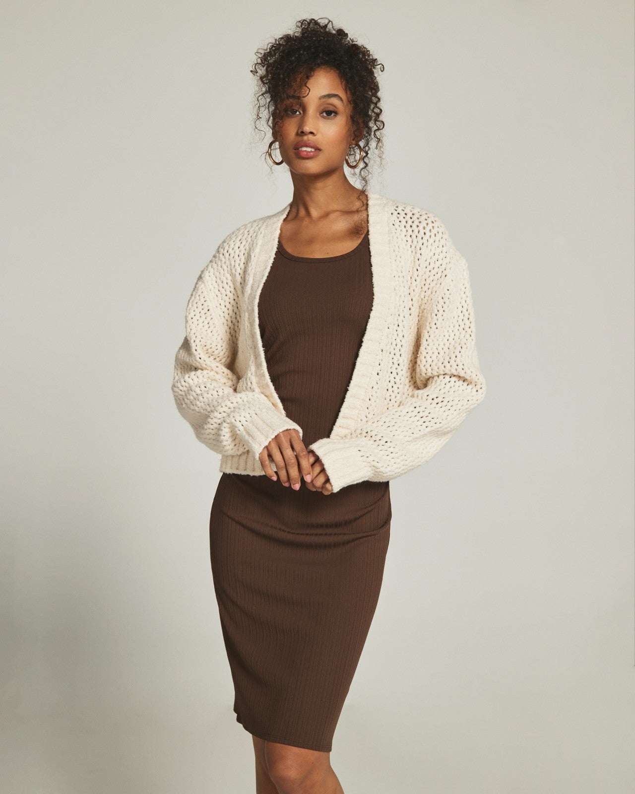 7Diamonds Tory Cropped Cardigan