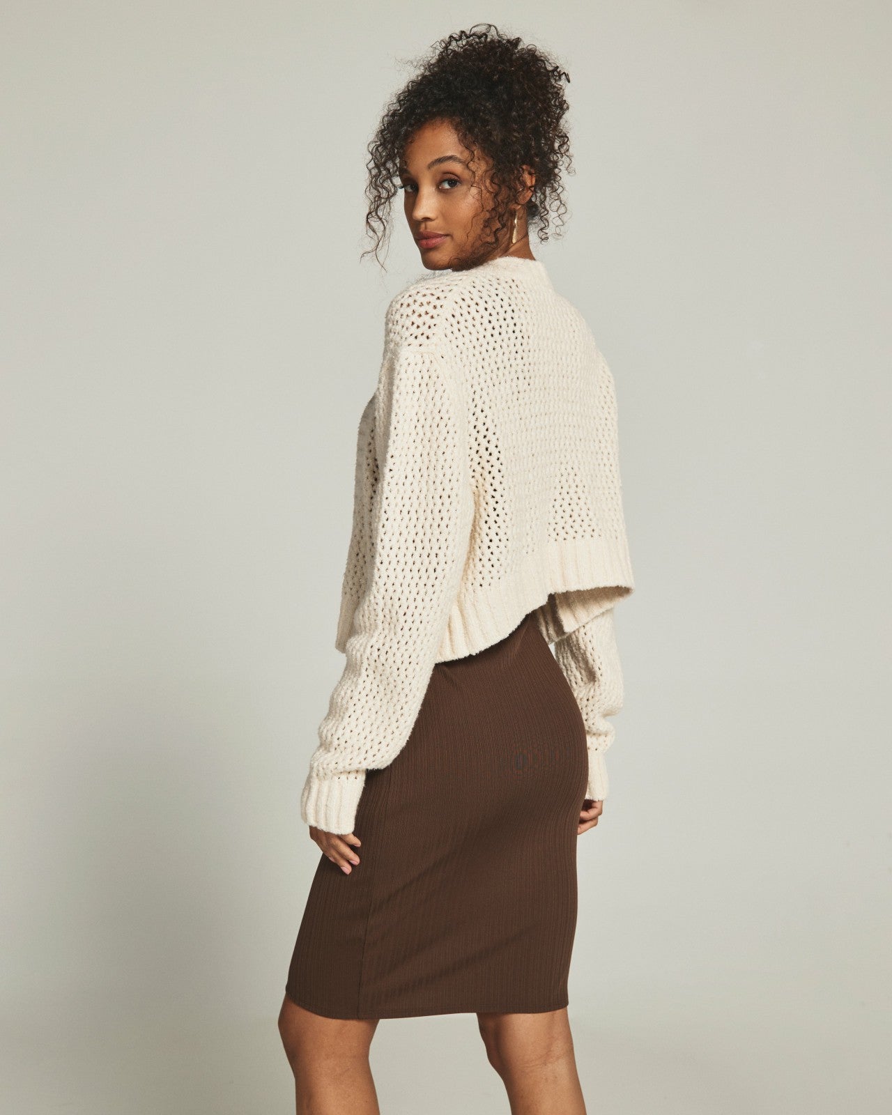 7Diamonds Tory Cropped Cardigan